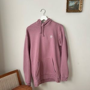 Dusty Pink Adidas Hoodie - L - long length